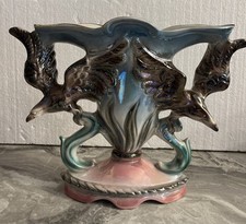 VASO Fiori IN CERAMICA SESTO FIORENTINO BARDAZZI Anni 70 Iridescente