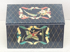 Antica Scatola In Latta Da