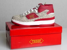 Vintage Troop Pro Edition Cement Print Red n.43 LLCOOLJ RETRO SNEAKERS MCHAMMER