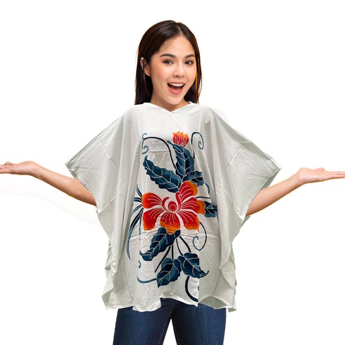 Orchidea top poncho shirt - orchidea,