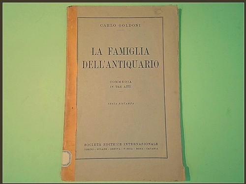 Famiglia dell antiquario - la, dell'antiquario