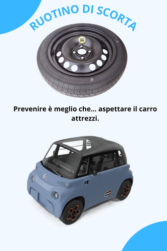 Ruotino scorta per citroen - ruotino,