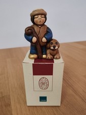 Thun Pastore con Cane , Presepe Classico Colore Blu