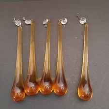 5 gocce di Murano ambra -