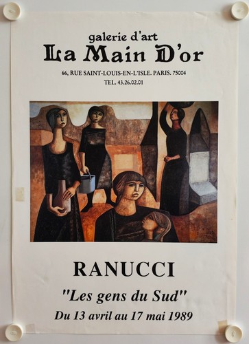 Affiche lucio ranucci 1989 - ranucci,