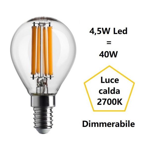 Lampadina sfera piccola led - piccola,