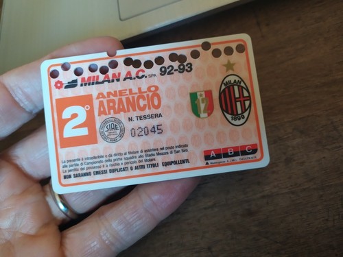 Abbonamento milan campionato - abbonamento,