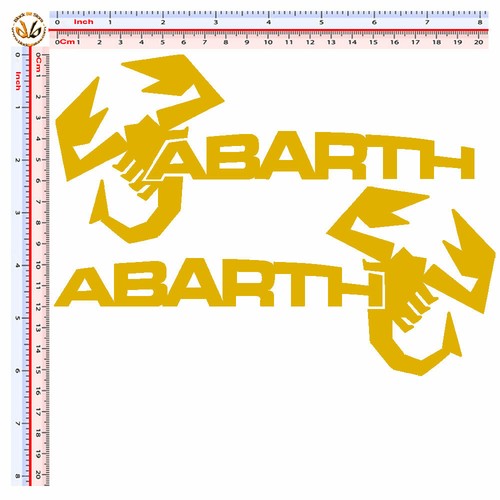 Abarth adesivi scorpione pvc