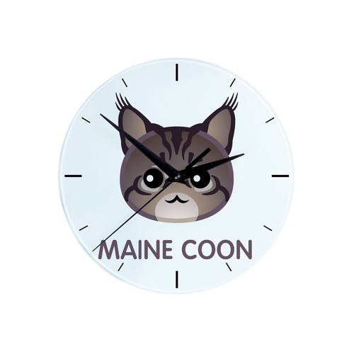 Maine coon orologio con - maine,