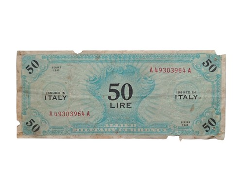Banconota antica 50 - antica, lire