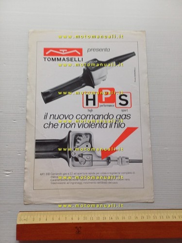 Tommaselli comando gas rapido