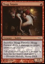 MTG MOGG FANATIC FOIL EXC - MOGG FANATICO - PROMO - MAGIC