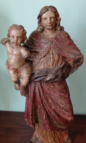 Antica statua san giuseppe - statua,