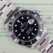 Rolex Submariner Date 16610 40mm With Paper Mint condition stahl steel 40Blum2