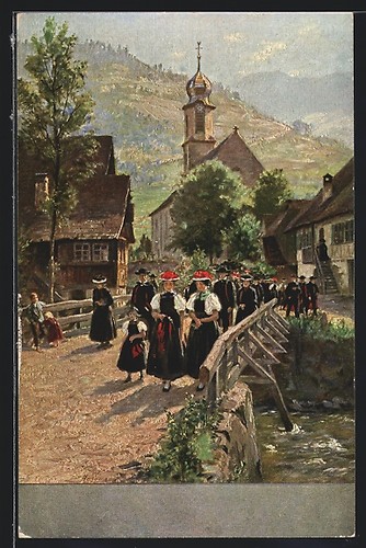 Cartolina artista wilhelm - cartolina, d'artista