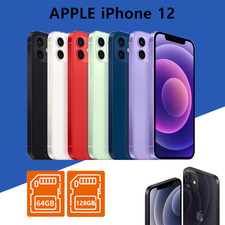 NUOVO Apple iPhone 12 - 128GB 64GB Nero Bianco Rosso Blu Verde Viola ✔️SIGILLATO