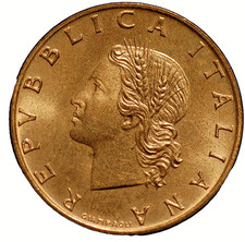 Italy 20 Lire 1972 KM# 97