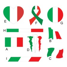N. 2 pz Bandierina con Scritta