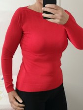 Maglia A Maniche Lunghe Leggera Primavera estate Viscosa elasticizzata Tg M L...