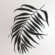 Stencil riutilizzabile foglia