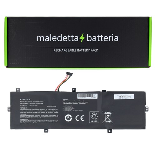 Batteria nero 3400 mah - nero, v
