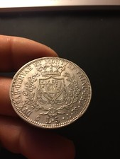 5 LIRE 1826  GENOVA CARLO