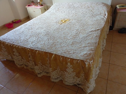 Copriletto vintage letto - copriletto,