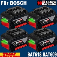 4x Batteria originale per Bosch 18V 8AH Professional GBA GSR GSB BAT618 BAT609 BAT620