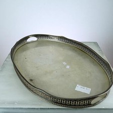 vassoio rame argentato vintage