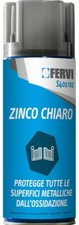 Spray bomboletta zinco chiaro zincante a freddo verniciabile antiruggine Fervi