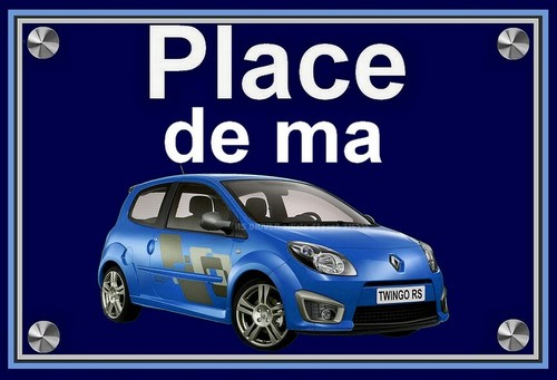 Plaque place ma renault - place,