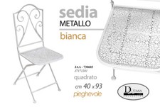 SEDIA QUADRATA IN METALLO