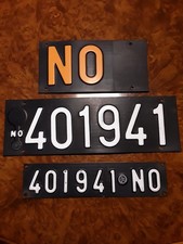  TARGA AUTO D’EPOCA COMPLETA