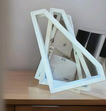 (3) IKEA EKBY LERBERG Staffe per mensole in metallo bianco 11". 1 nuovo sigillato. Fuori Produzione