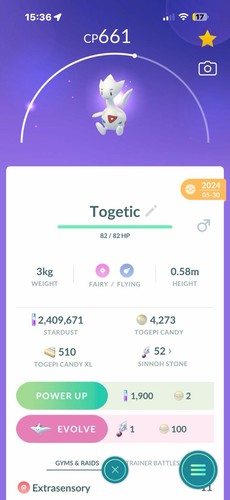 Pokemon 176 - go, ⭐️#176