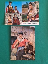Coppia di cartoline: Sardegna, costumi Desulo, Nuoro, Dorgali, Mamoiada