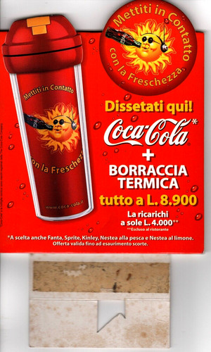 Coca cola italia - coca-cola, espositore