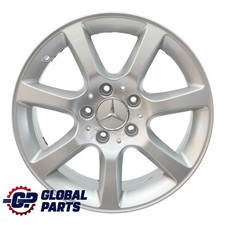 Mercedes W203 Cerchio Ruota In Lega 7 Razze Argento 16" ET:31 7J A2034013002
