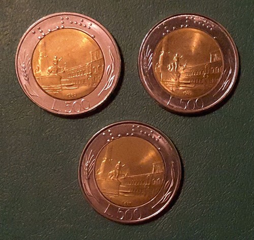 Lotto monete 500 lire - lotto,