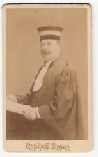 Foto photo giudice con la toga by Raphael Royal Raphael Royal St. Etienne cdv 