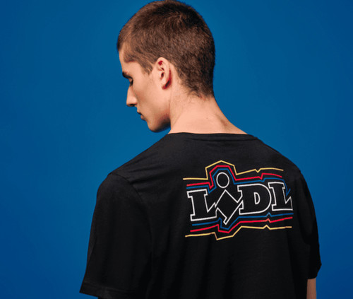 Lidl shirt nera taglia uk - t-shirt,