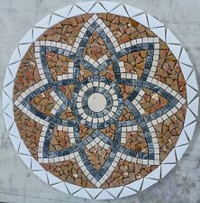 "ANTICA ROMA" ROSONE MOSAICO ANTICATO misura diametro 90x1 cm COD. RUDLXX