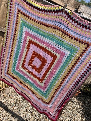 Coperta all uncinetto vintage - all'uncinetto,