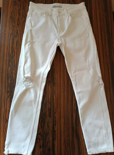 Jeans bianchi strappati - jeans,