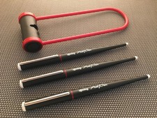 Vintage rOtring Art Pen / set 3 penne / portapenne / anni '80 W. Germany / eccellente