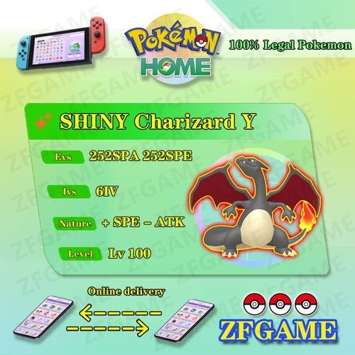 6iv shiny charizard - shiny, y