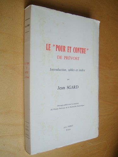 Jean sgard pour contre - "pour, et