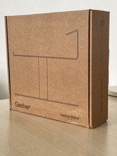 UGMONK Gather Laptop Stand Black/Walnut - Elevate your laptop to ergonomic heigh