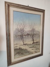 Dipinto Olio Su Tela Di