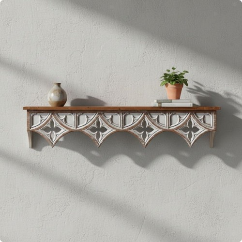 Mensola muro vintage con - vintage,